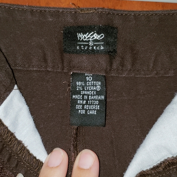 🔷️$8/ea OR 3/$20🔷️Brown Capris Great for Work - Picture 4 of 5